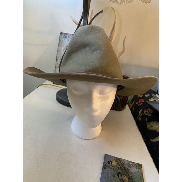 VTG CALIFORNIA 5XXXXX BEAVER QUALITY WATER REPELLENT COWBOY WESTERN SELF CONFORM - Picture 3 of 13